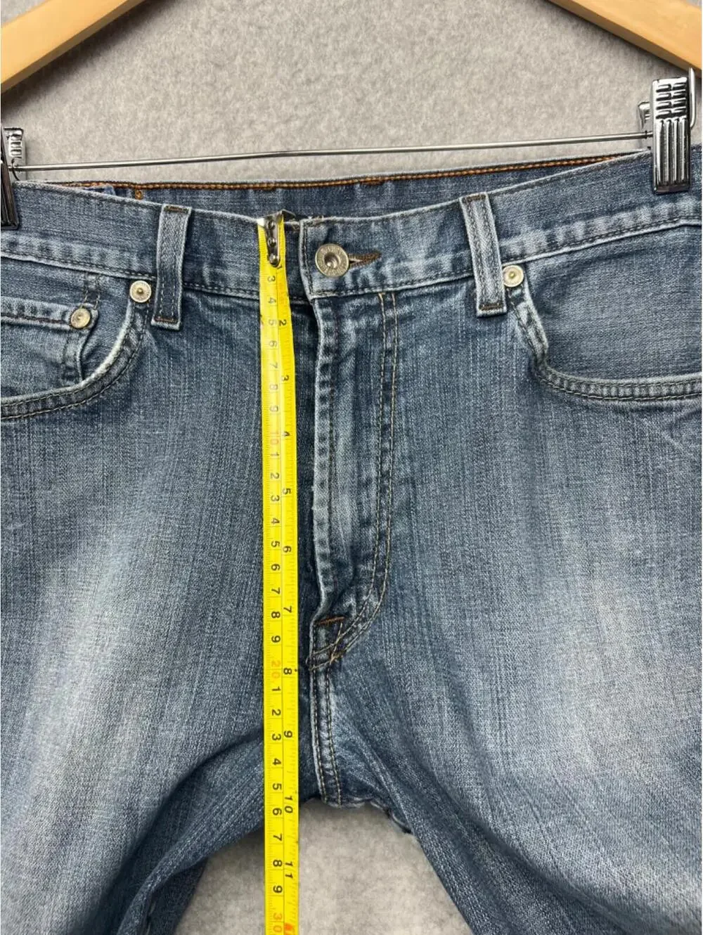 Y2K 90s Lucky Brand Dungarees Zen Straight Leg Jeans Womens Sz 32 Flap Pocket